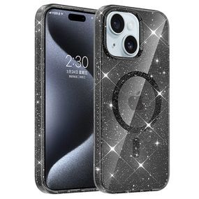 Чохол TPU Eclipse Sparkle (MagFit) для Apple iPhone 15 (6.1")