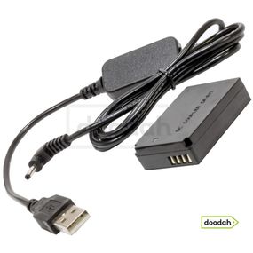 Мережевий адаптер Coupler DR-E12 USB "імітатор батареї" LP-E12 для Canon EOS M - гарантія!
