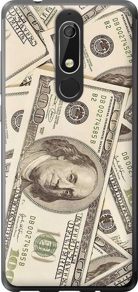 Чехол на Nokia 5.1 Доллары "3016u-1529-17620"