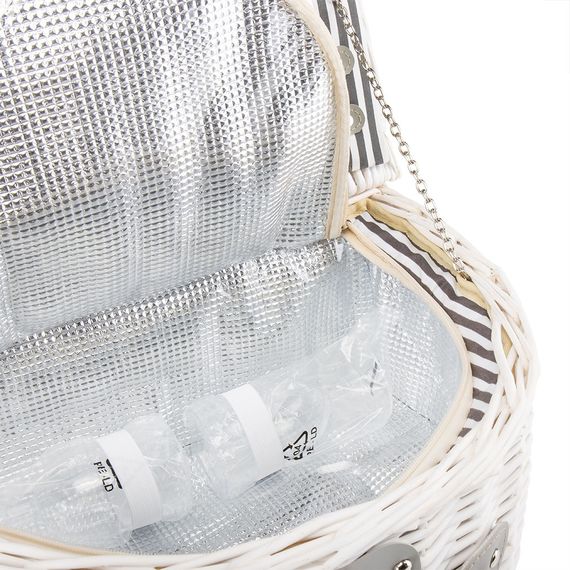Кошик для пікніка на 2 особи White Amure 40х30х20 см | Зображення 4