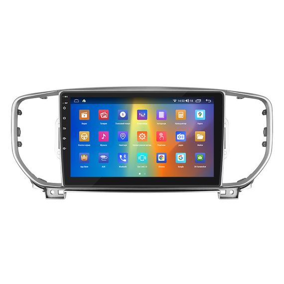 Штатная магнитола 9" Lesko для Kia Sportage IV Рестайлинг 2018-н.в. 2/32Gb CarPlay 4G Wi-Fi GPS Prime Киа | Зображення 1
