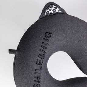 Подушка для шиї Smile&Hug U-подібна темно-сіра HP-56-14B