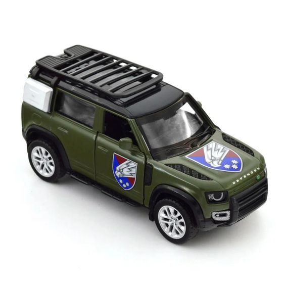 Автомодель серії «Шеврони Героїв» Land Rover Defender 110 «25 ОПДБр» TechnoDrive 250289M | Зображення 4