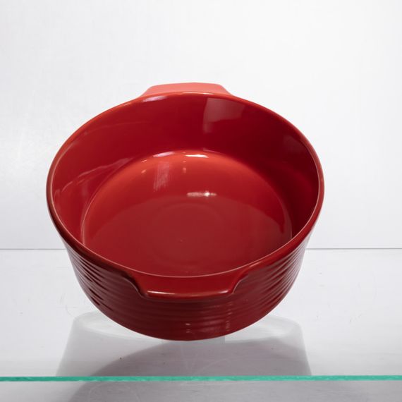Форма для запекания овальная 36×22.5×7 (см) форма для духовки 2 литра Красный S1289 | Зображення 1