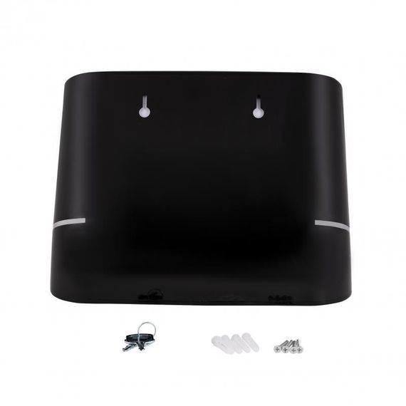 Тримач для паперових рушників Qtap Pohodli 300 мм QTDR600BP Black (Pobut) | Зображення 5