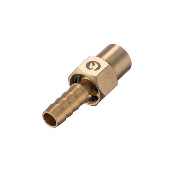 Шарнір поворотний, внутрішня різьба 1/4", на шланг 10 мм, латунь, INTERTOOL PT-2202 | Зображення 1