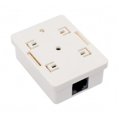 Компьютерная розетка RJ45x1 UTP cat.5e 8P8C Vinga (VCPRJ45O1NE) | Зображення 2