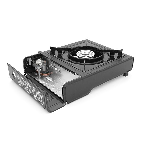 Портативна газова плита BK-155A, Black, Box | Зображення 3