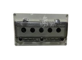 Корпус КП105 PRO IP65 для кнопок 5 место с прозрачной крышкой Ny95505371