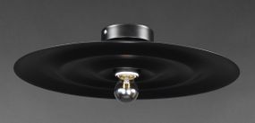 Люстра стельова на 1 лампочку 27311 Чорний 10х40х40 см.