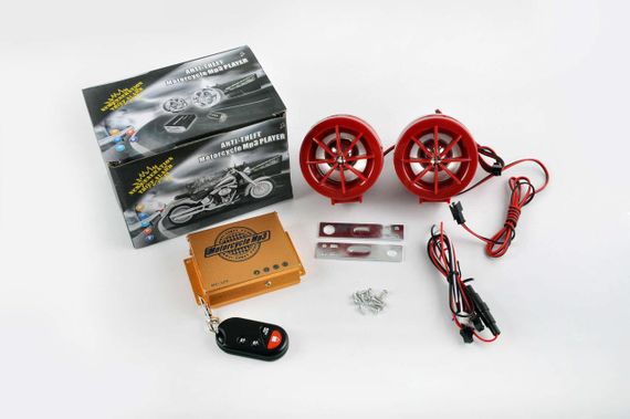 Аудіосистема 2.0 mod: 908 (2.5, червоні, сигналізація, МР3/FM/SD/USB, ПДУ, роз'єм ППДУ 3K)