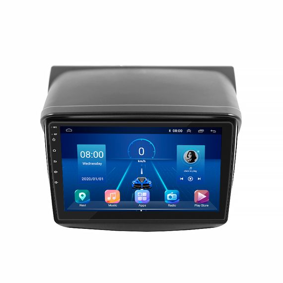 Штатна магнітола 9" Lesko для Mitsubishi Challenger II 2008-2013 6/128Gb 4G Wi-Fi GPS Top Митцубиси