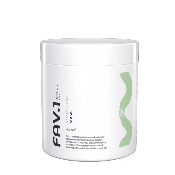 Аминокислотная маска для волос FAV.1 112 RESTORE MASK (1000 мл)