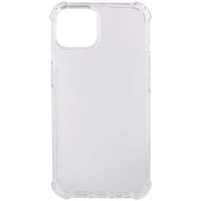 TPU чохол GETMAN Ease logo посилені кути для Apple iPhone 15 Plus (6.7") Безбарвний (прозорий)
