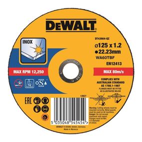 Коло відрізне EXTREME 125х1.2х22.23 мм DeWALT DT43904