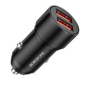 АЗУ BOROFONE BZ19 USB, 2.4A, Black, Box