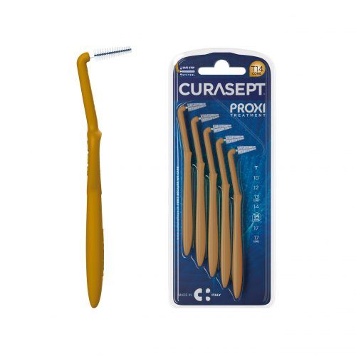 Йоржик міжзубний кутовий Curasept PROXI T14 , охра, 5шт