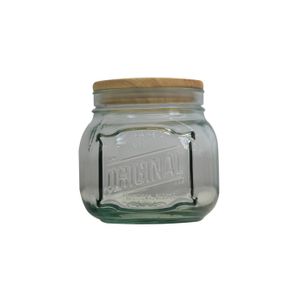 Банка для зберігання VIDRIOS SAN MIGUEL MADERA ORIGINAL 5632T 12,5х12 см 800 мл