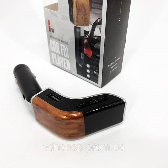 Модулятор для гучного зв'язку в автомобілі H7 BT, Bluetooth трансмітер для авто, Якісний фм модулятор XY-69 | Зображення 1