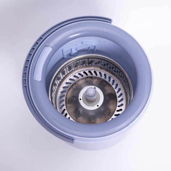 Набір для вологого прибирання з круглою телескопічною шваброю з мікрофібри та відром із віджимом для дому HP-35015-21 | Зображення 5