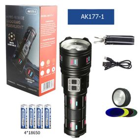 Фонарь AK177-1 PM60-TG 4х18650 GW-70