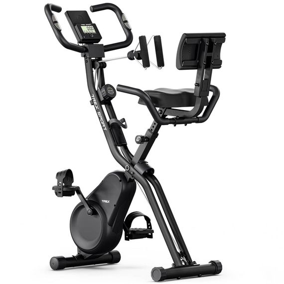 Велотренажер складаний Trex Sport TX-390XB TRIBER магнітний чорний