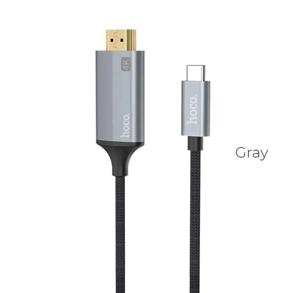 Кабель-перехідник Hoco UA13 Type-C на HDMI Full HD 4K/2K, 1.8 м | Зображення 6