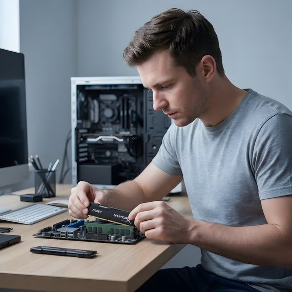 Радіатор охолодження для оперативної пам'яті DDR2 DDR3 DDR4 DDR5 алюмінієвий black | Зображення 5