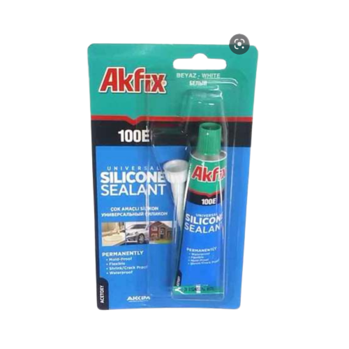 Силікон 50мл білий Akfix 100Е