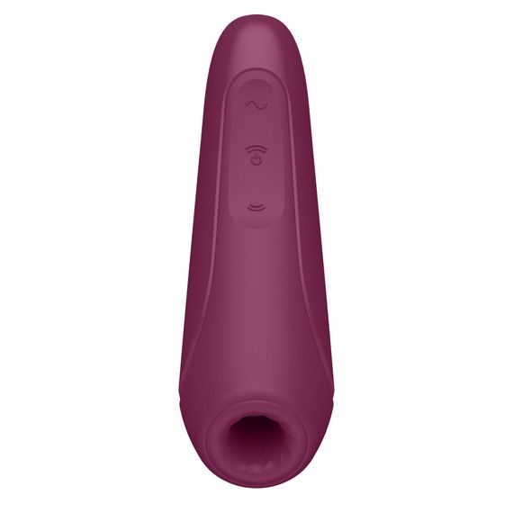 Вакуумный кліторальный стимулятор Satisfyer Curvy 1+, Червоний | Зображення 3