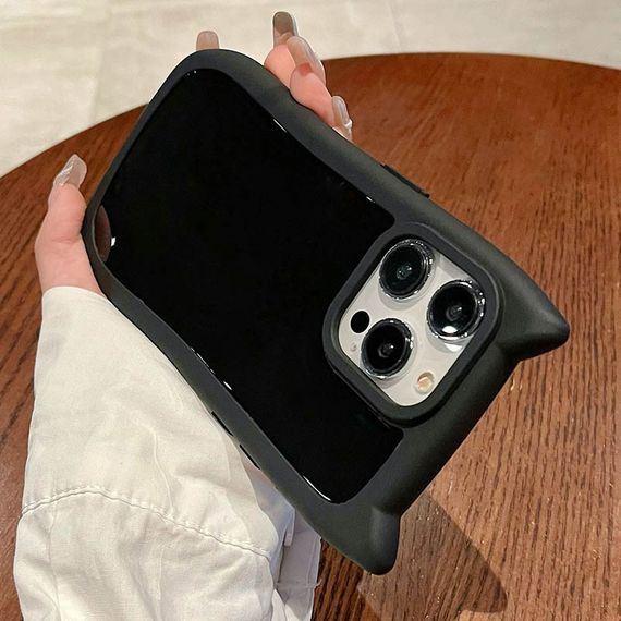 Чохол TPU GETMAN Cat with straps для Apple iPhone 12 Pro / 12 (6.1") Black | Зображення 6