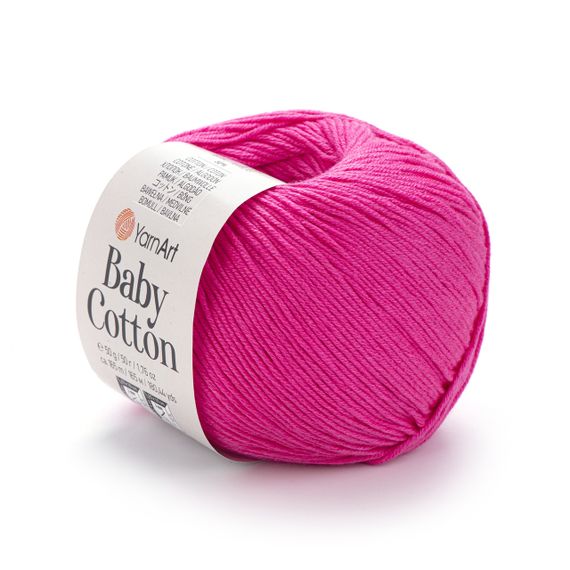 Пряжа YarnArt Baby Cotton No 422 (Ярнарт Бебі Коттон) 50 г / 165 м напівбавовна для дитячих речей та іграшок амігурумі