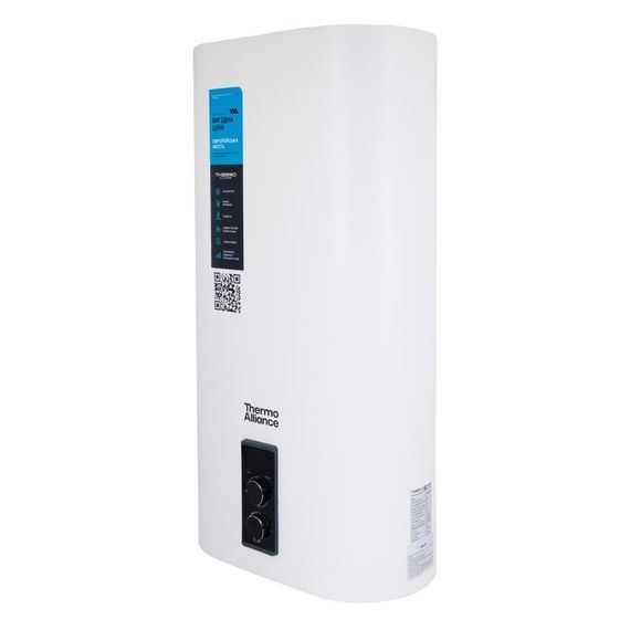Водонагреватель электрический Thermo Alliance 50 л плоский вертикальный, сухой ТЭН 2 кВт (0,8+1,2) DT50V20G(PD)-D/2 | Зображення 3