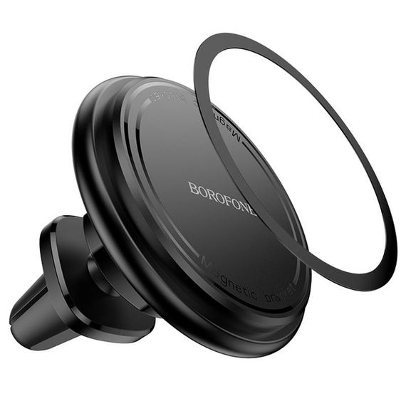 Автотримач Borofone BH135 Parker ring magnetic (air outlet) Black | Зображення 4