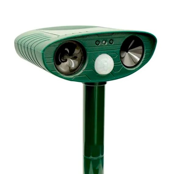 Ультразвуковий відлякувач BauTech тварин від сонячної панелі Зелений | Зображення 2