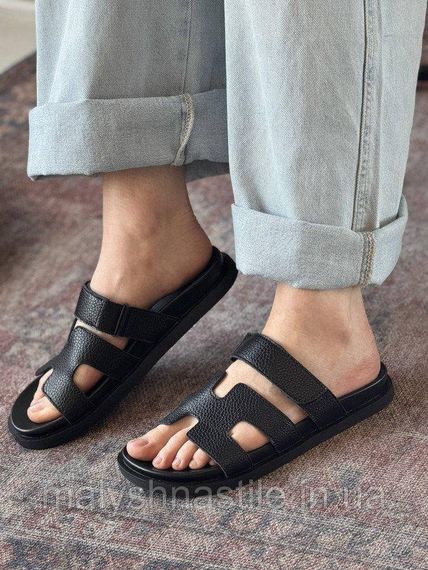 Женские тапки Herni black ДЛ7289 | Зображення 8