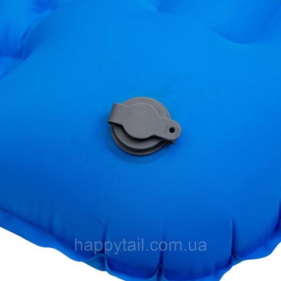 Матрас для палатки надувной 190х55х3 см туристический походный SJ-0084BL Синий | Зображення 7