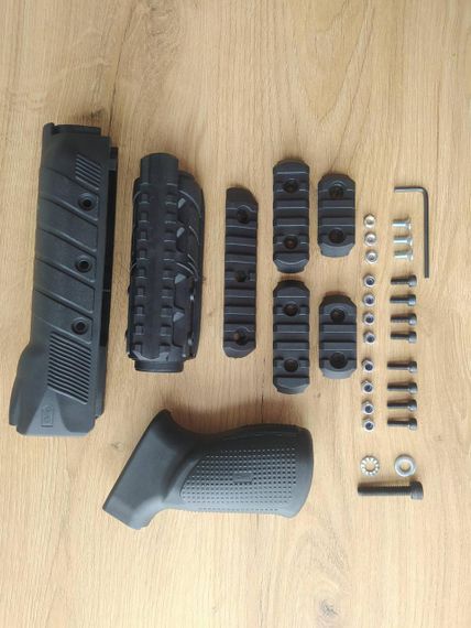 Сет на ак-47/ак-74 Цевье на ак-47 Пистолетная ручка на ак-47 Обвес на ак