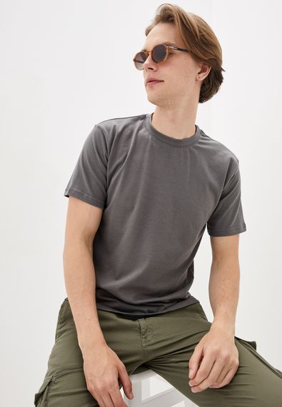 Футболка чоловіча базова сірий, L