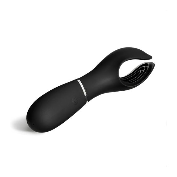 Чоловічий мастурбатор з вібрацією Vibrating Stimulator, чорний, So Divine (Велика Британія) sexstyle | Зображення 4