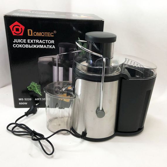 Низкоскоростные соковижималки Domotec, Центробежные соковыжималки, Соковыжималка для томат сока XG-39 | Зображення 1