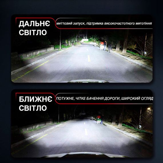 Комплект світлодіодних ламп M8 PRO H7 (PX26d) 110W Canbus 6000K 6500Lm 12/24V | Зображення 4