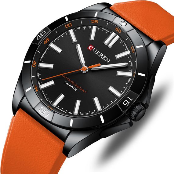 Годинник C1ur1ren 8449 Black-Orange | Зображення 1