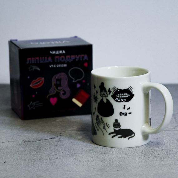 Чашка в коробці Ліпша подруга VT-C-255330 Vittora 330мл | Зображення 4