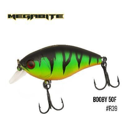 Воблер Megabite  Booby 50 F (50 мм, 9,4 гр, 0.7 m) (R39)
