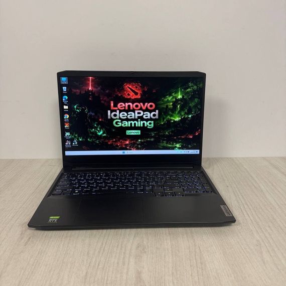 Игровой ноутбук Lenovo IdeaPad Gaming 3 15IHU6 / 15.6" (1920x1080) IPS / Intel Core i5-11320H (4 (8) ядра по 2.5 - 4.5 GHz) / 16 GB DDR4 / 512 GB SSD / nVidia GeForce RTX 3050, 4 GB GDDR6, 128-bit / WebCam б/у | Зображення 1
