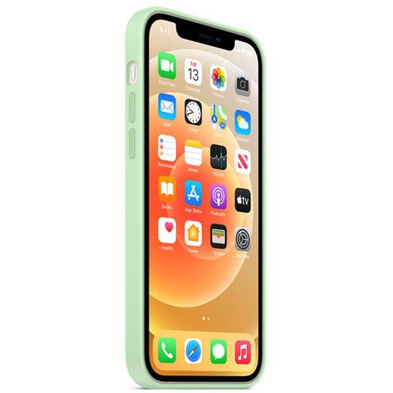 Чохол Silicone Case Full Protective (AA) для Apple iPhone 14 Pro (6.1") Зелений / Pistachio | Зображення 2