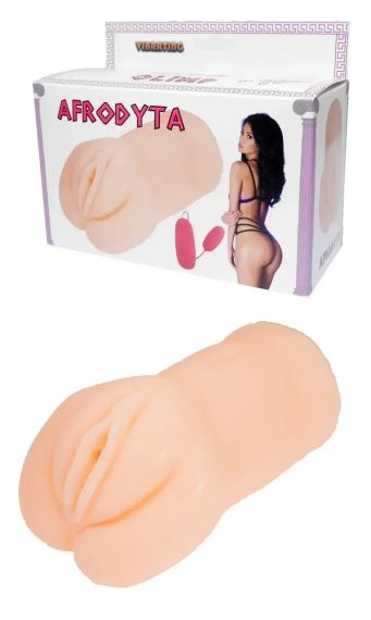 Мастурбатор-вагіна з вібрацією Boss Series — Afrodyta, BS2600008V Sex Aura