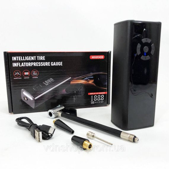 Портативний насос MX20033, Портативний компресор для машини, Автомобільний компресор автокомпресор NQ-95 | Зображення 5