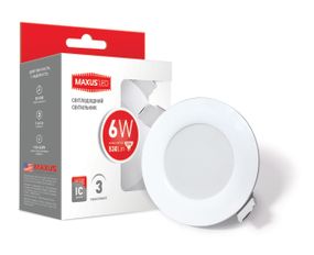 Точечный LED светильник 6W (530Lm) яркий свет (1-SDL-004-01)